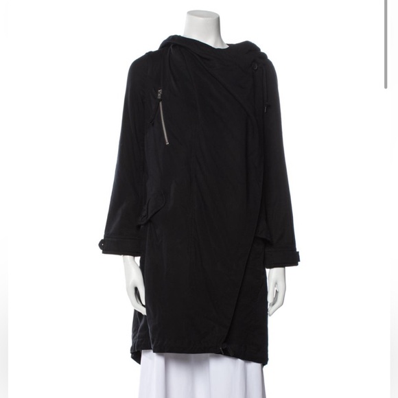 All Saints Midweight Hooded Parka - Picture 3 of 7